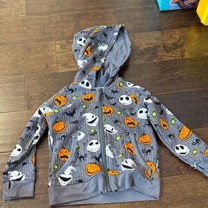 Little sleepies jack skellington jacket